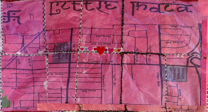 Little India Map by Eric Brightwell--check out his blog Eric Brightwell's blog on Amoeba "You're My Love Song in the Flowers - Little India for Asian Pacific American Heritage Month."