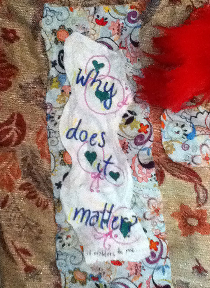 Why does it matter? It matters to me